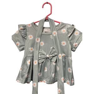 Floral Shirt and Headband - Boutique - 12-18mo